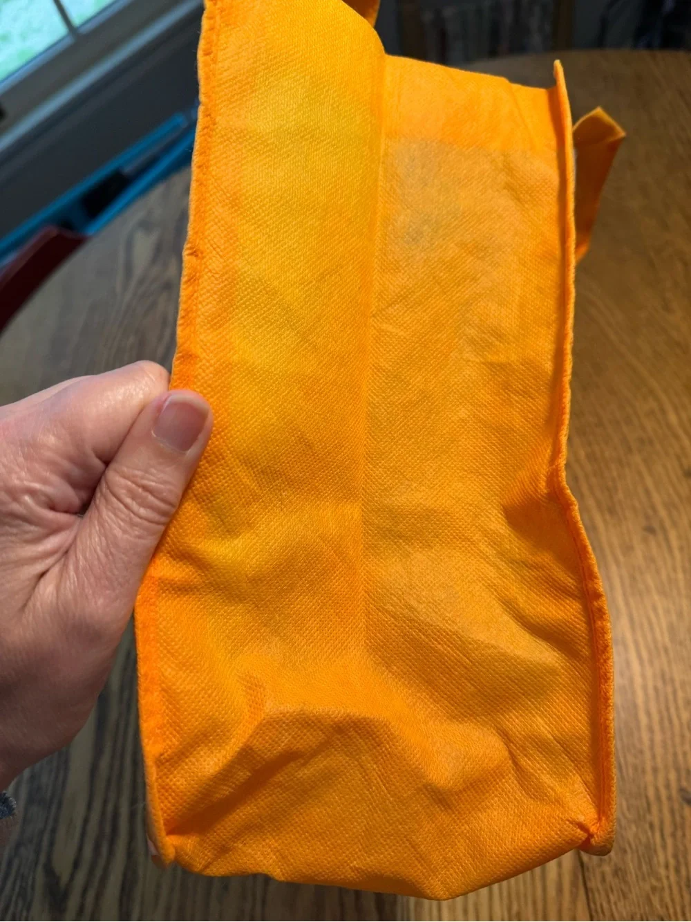 2011 Dunkin Donuts Pumpkin Kids Orange Donut Character Tote Trick or Treat Bag